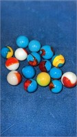 16 Peltier patch marbles mint condition 19/32” to