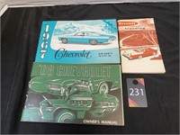 1967-1968 Chevrolet Owners Manuals