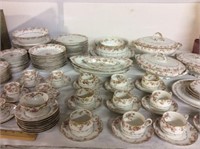 Large Mixed Limoges Bridal Rose Set *chips and
