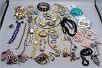 42 Pcs. Costume, Watches, Brooches, Necklaces+