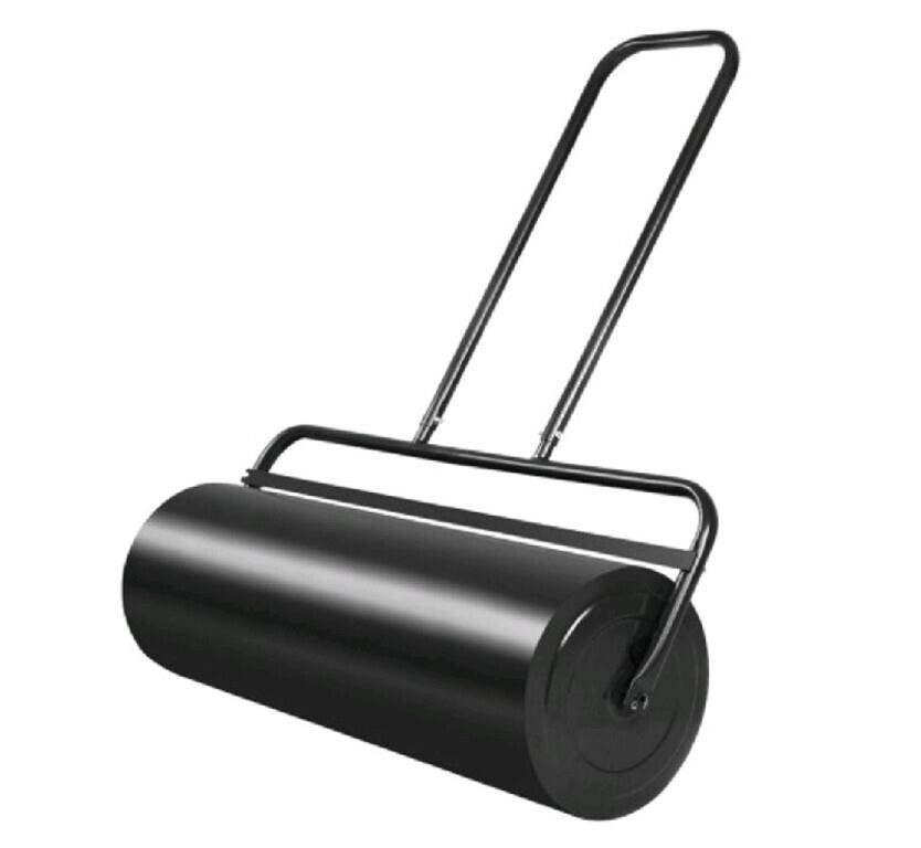 Tow Lawn Roller Water Filled Metal Push Roller 24