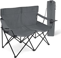HaSteeL Foldable Double Seat, Grey