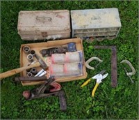 Huge lot of tools & tool boxes