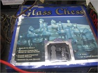 glass chess set