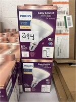 Lot of (5) Philips Dimable Wi-Fi LED Soft White