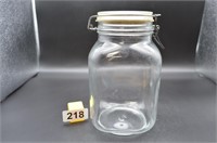 2 liter Italian hinged lid canister