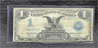 1899 $1 Black Eagle Note XF