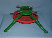 Vintage 1950s metal Christmas tree stand