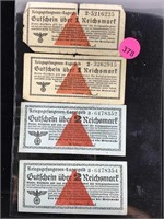 German Nazi military notes