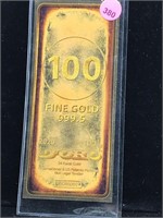100mg 999.5 fine gold D'ORO 2020