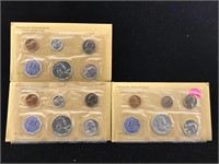 3-1963 Silver US mint sets