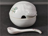 Elizabeth Arden Floral Jar with Spoon