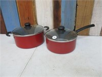 2 Tramontina Pots with Lids