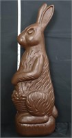 Vintage 29in chocolate bunny blow mold, no cord