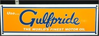 Porcelain Use Gulfpride horizontal sign