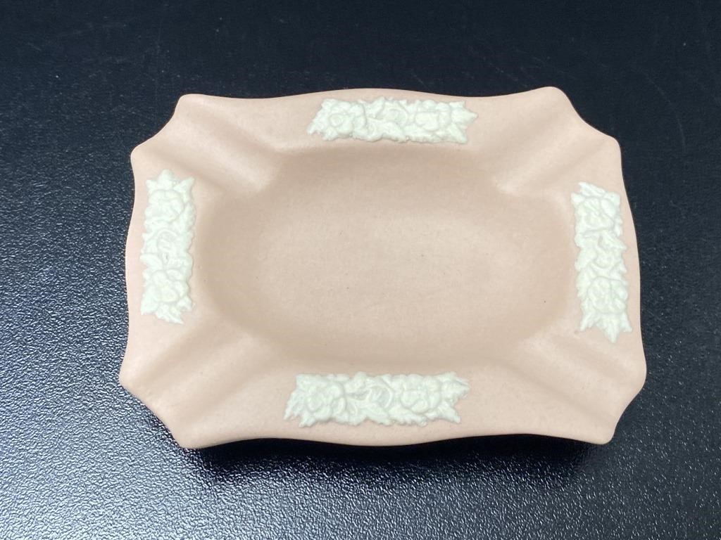 ECanada Pink Jasperware Ashtray