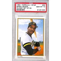 1987 Topps All Star Glossy Barry Bonds Rc Psa 10