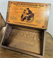 Village Bath Handmade Soap Storage Box