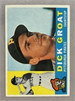 1960 DICK GROAT PIRATES TOPPS CARD