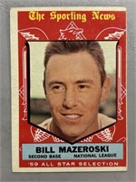 1959 BILL MAZEROSKI TOPPS CARD