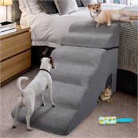Foam 6 Tier Dog Steps&Stairs for High Beds 30