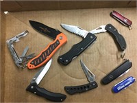 Knives and tool kits