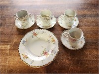 Garden Delight China Tea Cups/Saucers & Bowls