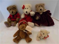 Bear Collection-4) stuffed Bears with moving legs