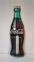 Original Metal Coke Thermometer 30 inches Working