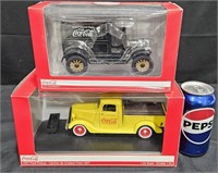 Coca Cola 1:24 Trucks - 1917 Model T, 1937 Pickup