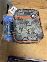 Fulton bag co, lunch box and a thermos