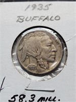 Higher Grade 1935 Buffalo Nickel