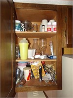 Contents of Cabinet - Cups, Vases & More