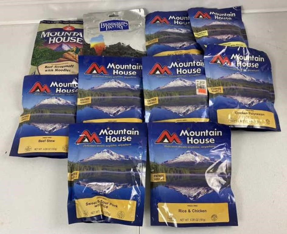 (10) Mountain House and Backpackers Pantry Freeze