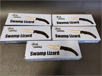 5 NIB Frost Cutlery Knives/Swamp Lizard