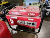 Power Pro gas generator and gas can