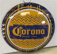 16” tin Corona sign