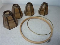 GLASS LAMP SHADES AND MORE
