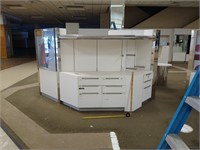 Retail Display With Drawers & Cabinet