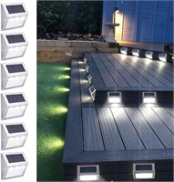 NEW $56 6PK LED Solar Powered Deck Lights