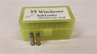 27 rounds of .35 Winchester Self-Loader 180 grain