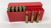 13 rounds of .22-250 ammunition soft point