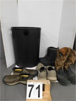 2 Pairs Shoes & 2 Pairs Boots Size 10 & 11