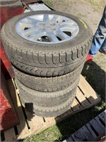 good  185/65-15" winter tires on honda rims