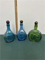 Vintage Wheaton Decanter Bottle Lot