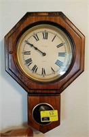 Verichron Oak Wall Clock