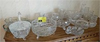 Large Lot Of Crystal Items