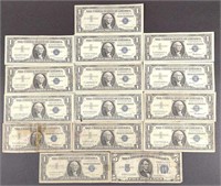 US Silver Certificate $1 & $5 Notes