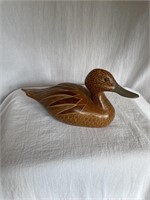 HSW carved wooden collectable duck