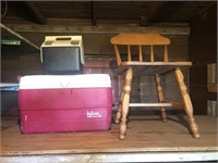 Coolers and Chair